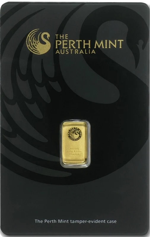 Investiční zlato - zlatý slitek 1g Perth Mint