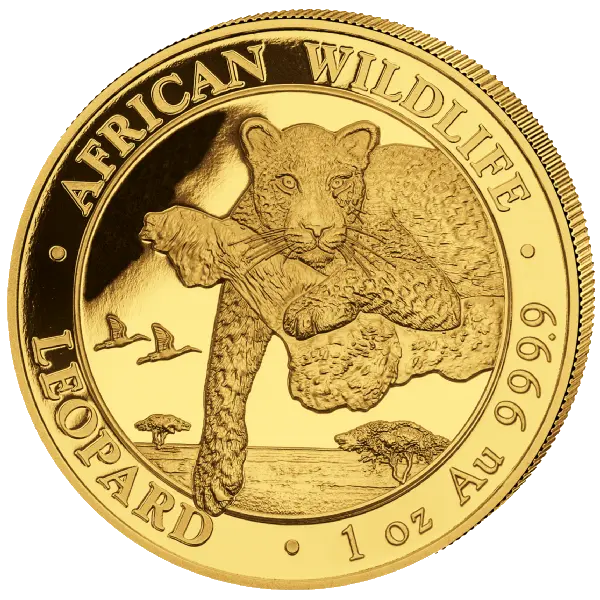 Zlatá mince Leopard 1 Oz 2020 (African Wildlife Series)