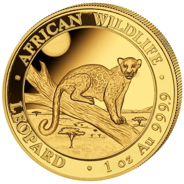 Zlatá mince Leopard 1 Oz 2021 (African Wildlife Series)