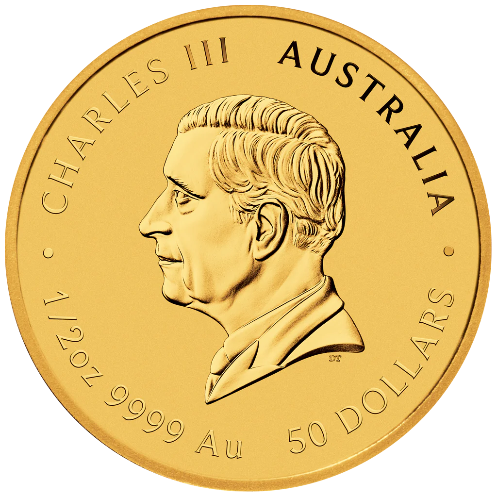 Lunární série III. - zlatá mince Year of the Horse (Rok koně) 1/2 Oz 2026