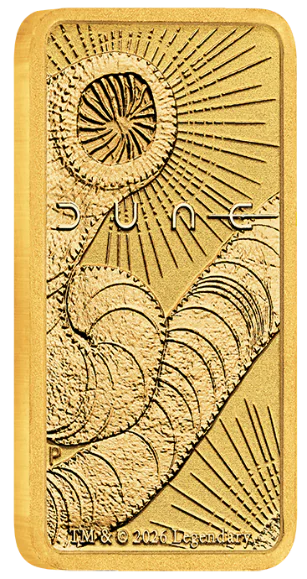 Investiční zlato - zlatý slitek 1g Perth Mint - Dune