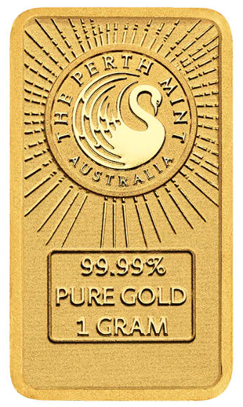 Investiční zlato - zlatý slitek 1g Perth Mint - Dune