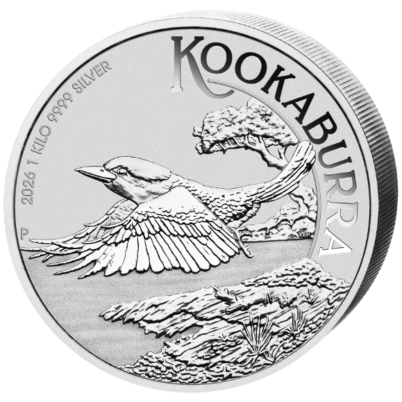 Stříbrná mince 1 kg Australian Kookaburra (Ledňáček) 2026